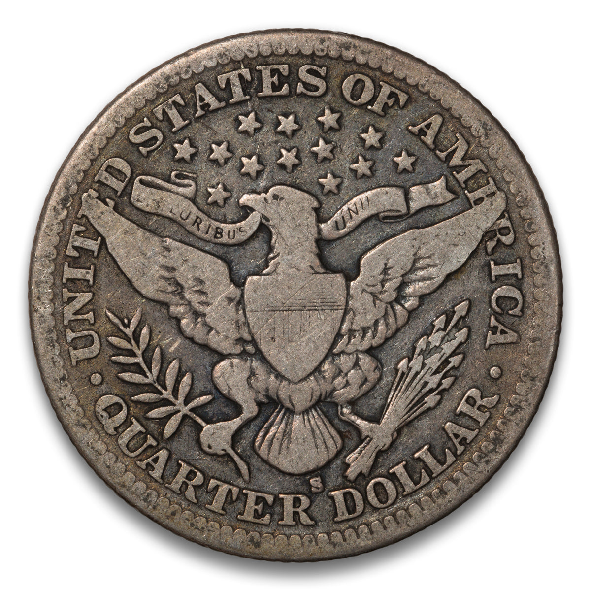 US 25 Cent Barber 1911S VG-10
