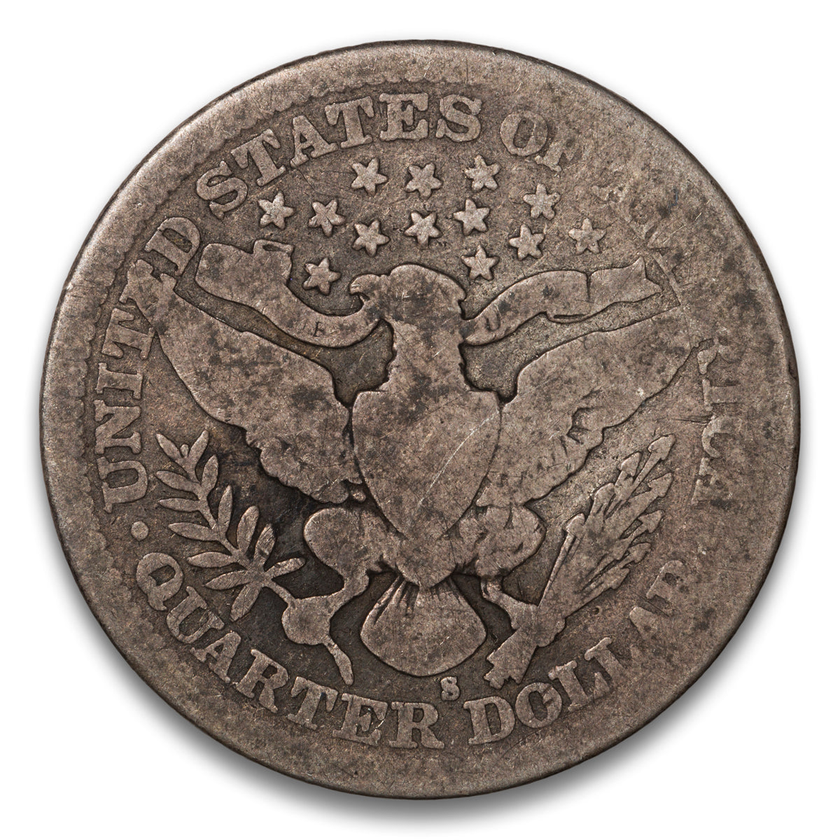 US 25 Cent Barber 1915S G-4