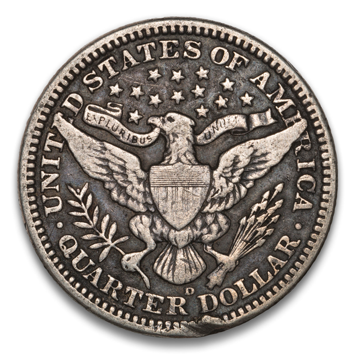 US 25 Cent Barber 1916D VF-20