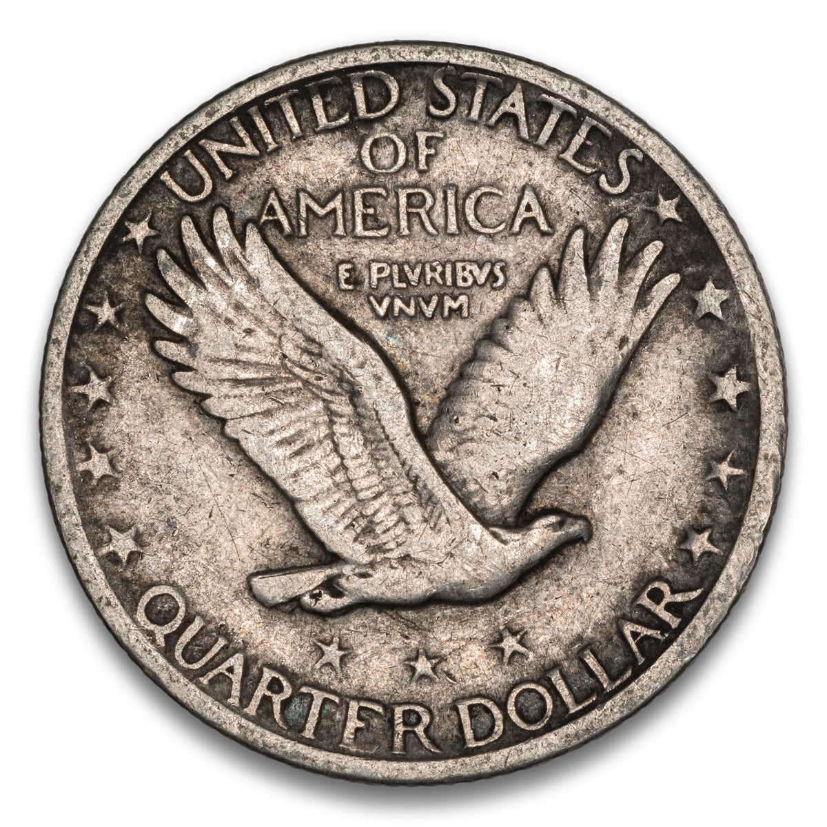US 25 Cent Standing 1919 F-15