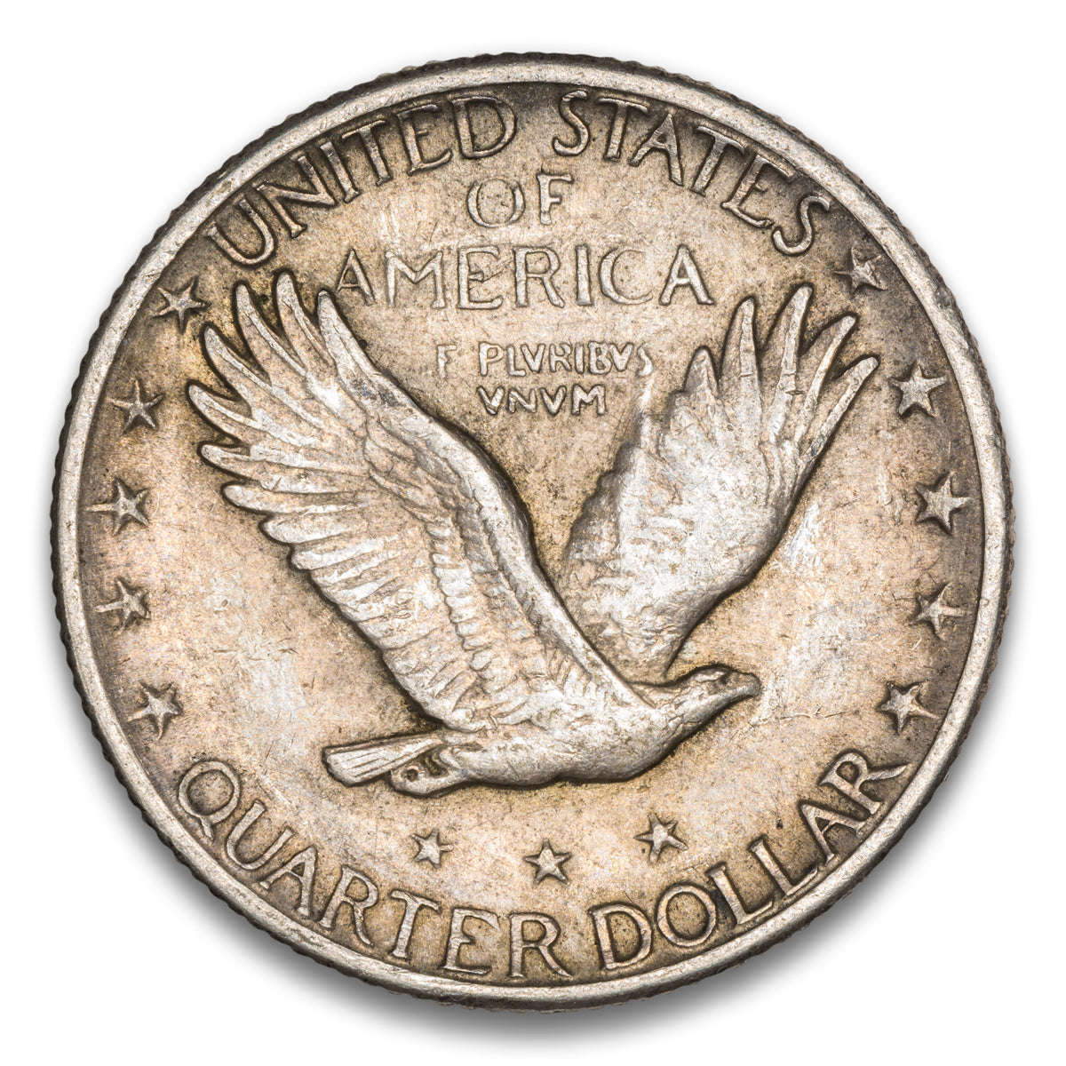 US 25 Cent Standing 1920S EF-40