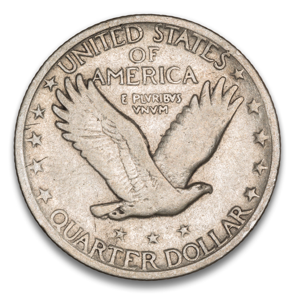 US 25 Cent Standing 1923 VG-10