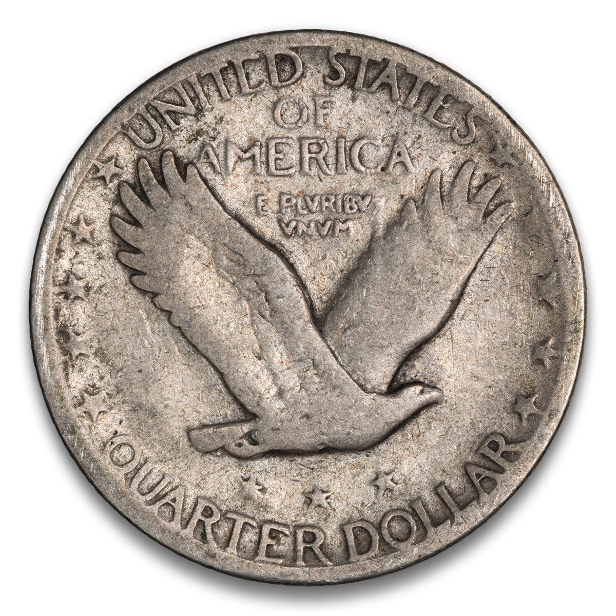 US 25 Cent Standing 1927S G-6