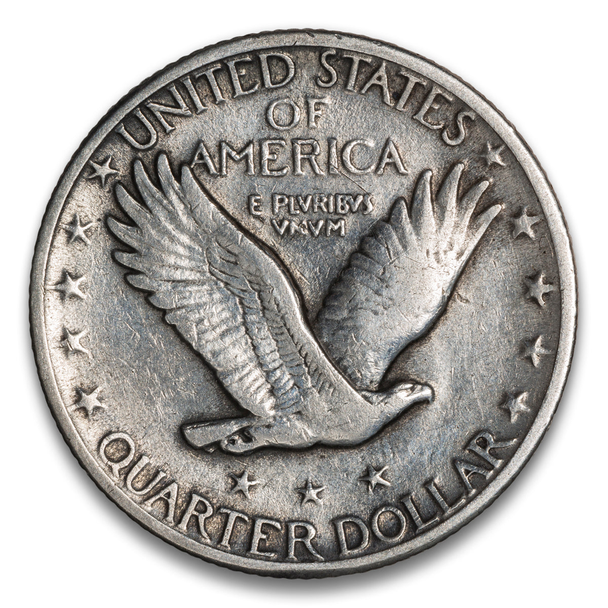 US 25 Cent Standing 1929 VF-30