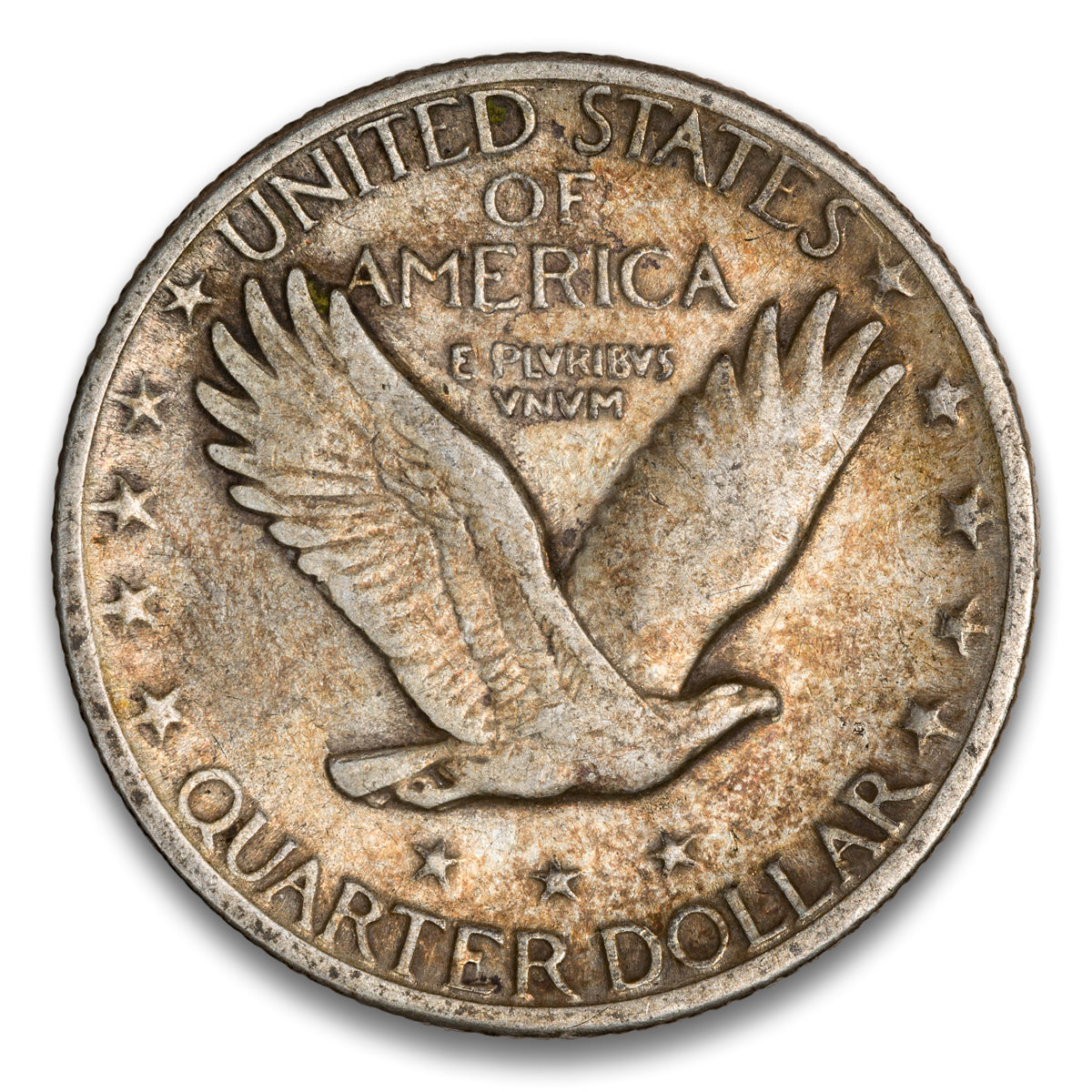 US 25 Cent Standing 1929 VF-25