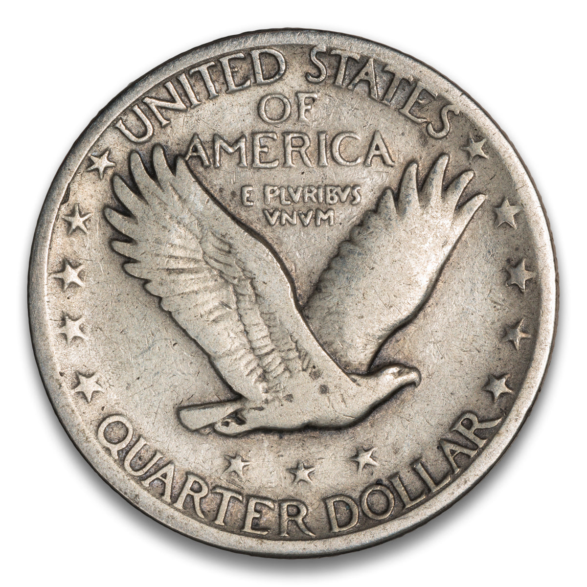 US 25 Cent Standing 1929 F-12