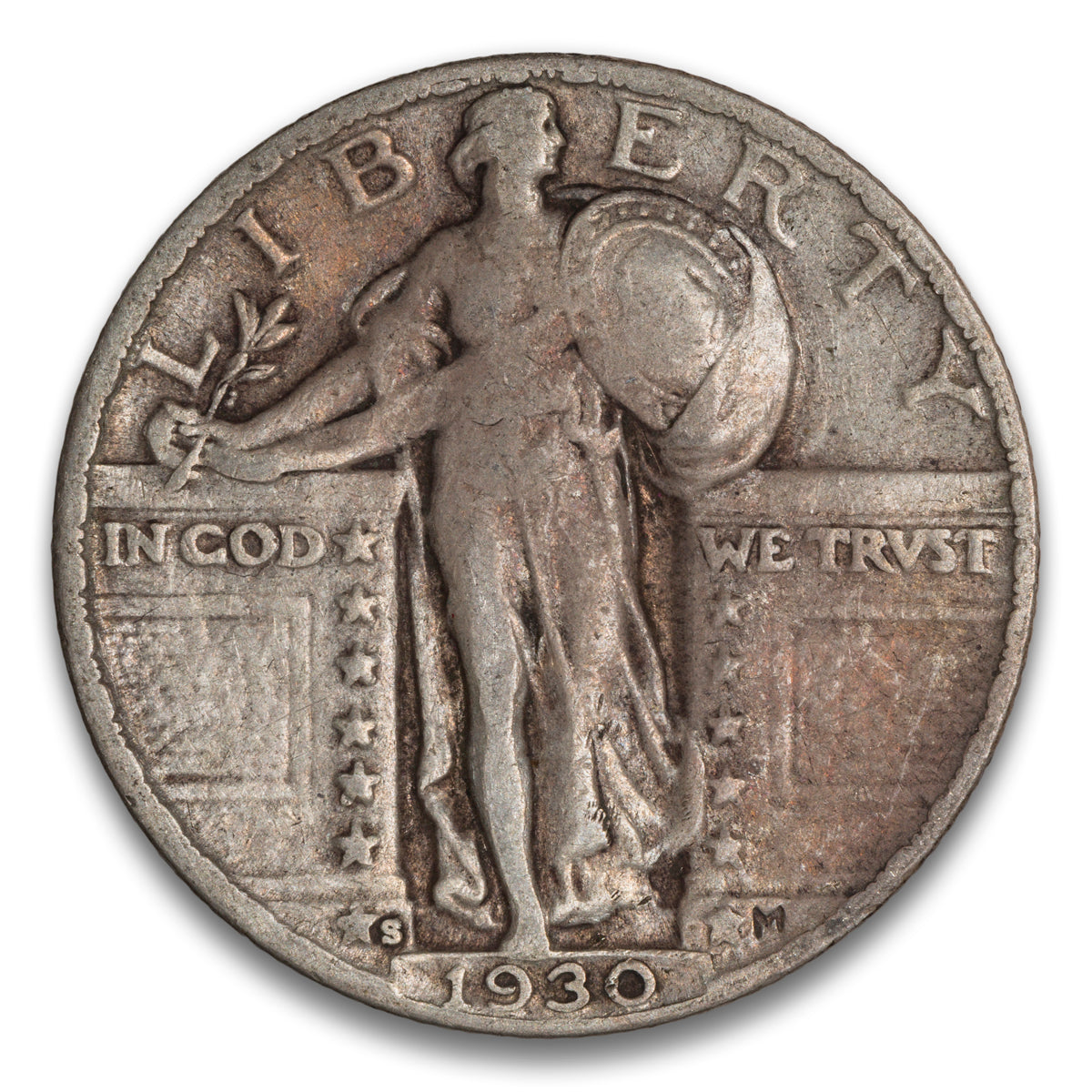 US 25 Cent Standing 1930 F-12