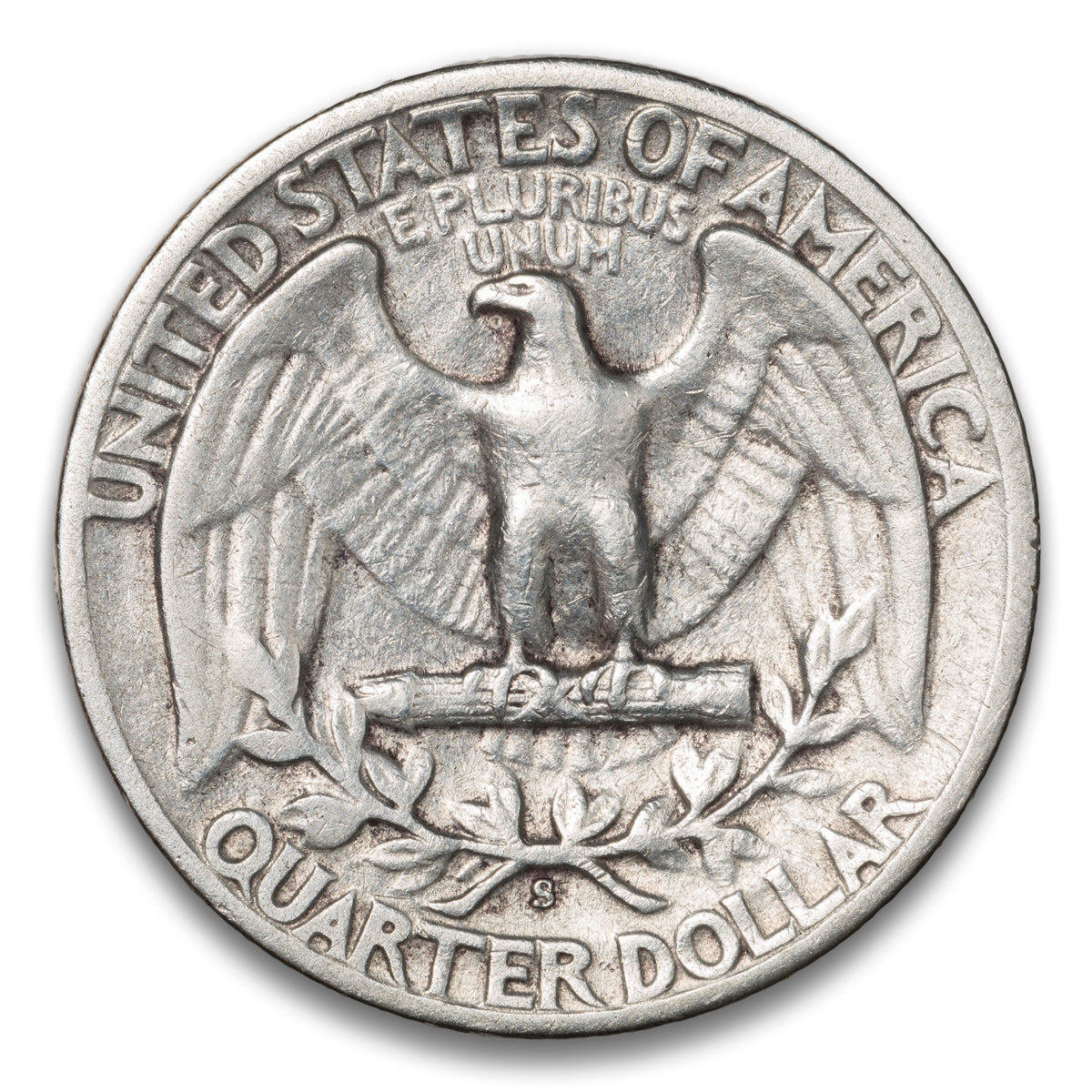 US 25 Cent Washington 1941S FS-501 Trumpet Tail S F-12