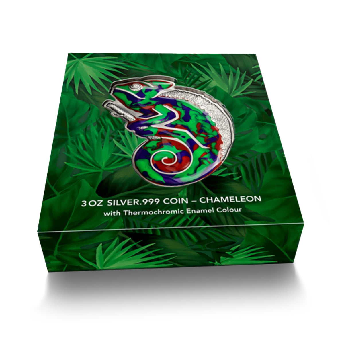 2023 $5 Great Master of Colour Change: Chameleon - Pure Silver Thermochromatic Coin