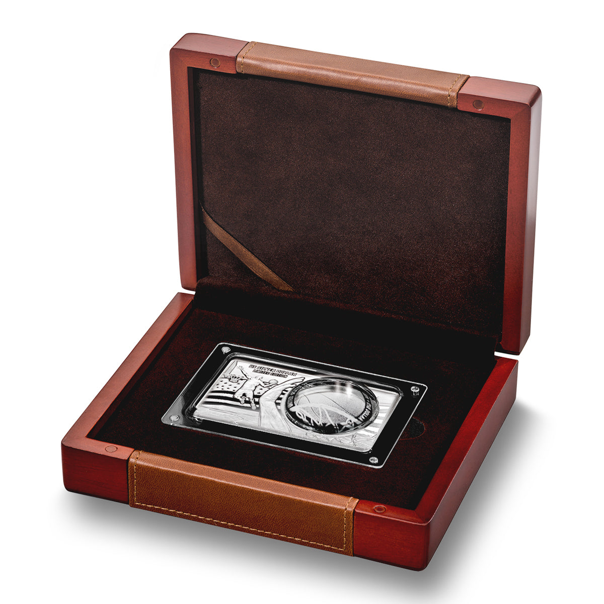 US 2020 $1 Basketball Hall of Fame 60th Anniversary - Pure Silver Bar and Coin