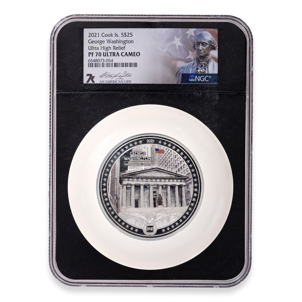 2021 $25 An American Life: George Washington - Pure Silver Coin