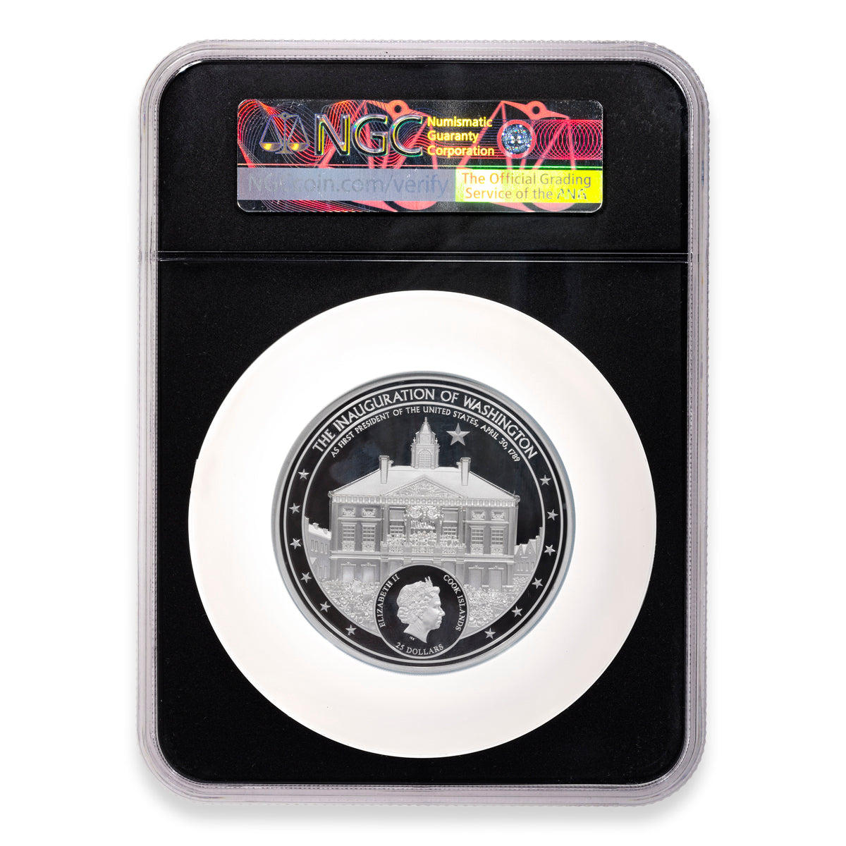 2021 $25 An American Life: George Washington - Pure Silver Coin