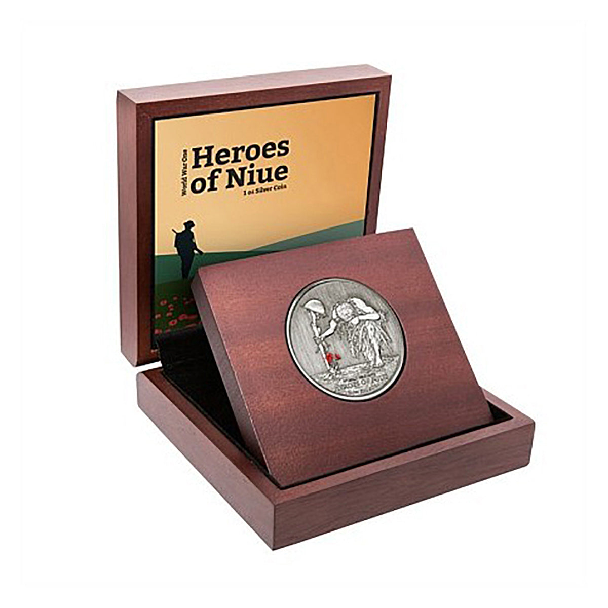2015 $2 World War One Heroes of Niue - Pure Silver Coin