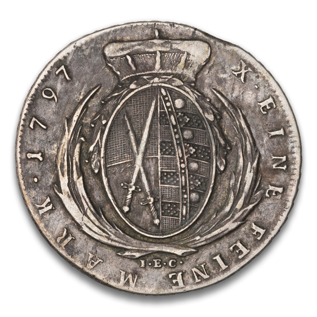 Saxony-Albertine German State Silver 1 Thaler 1797