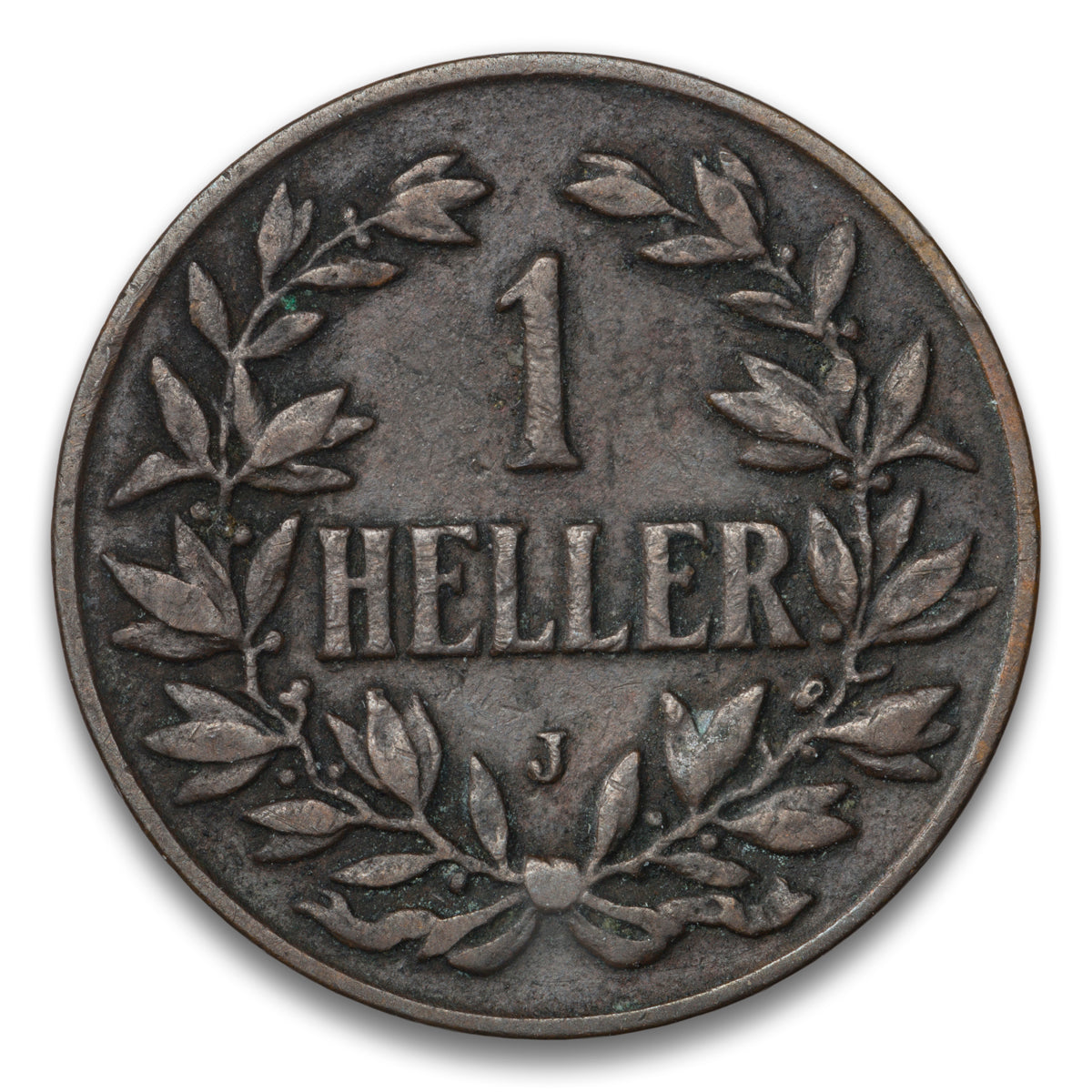 German East Africa Base 1 Heller 1905 J