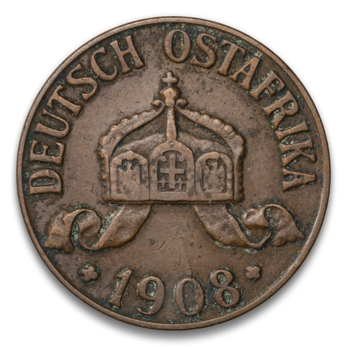German East Africa Base 1 Heller 1908 J