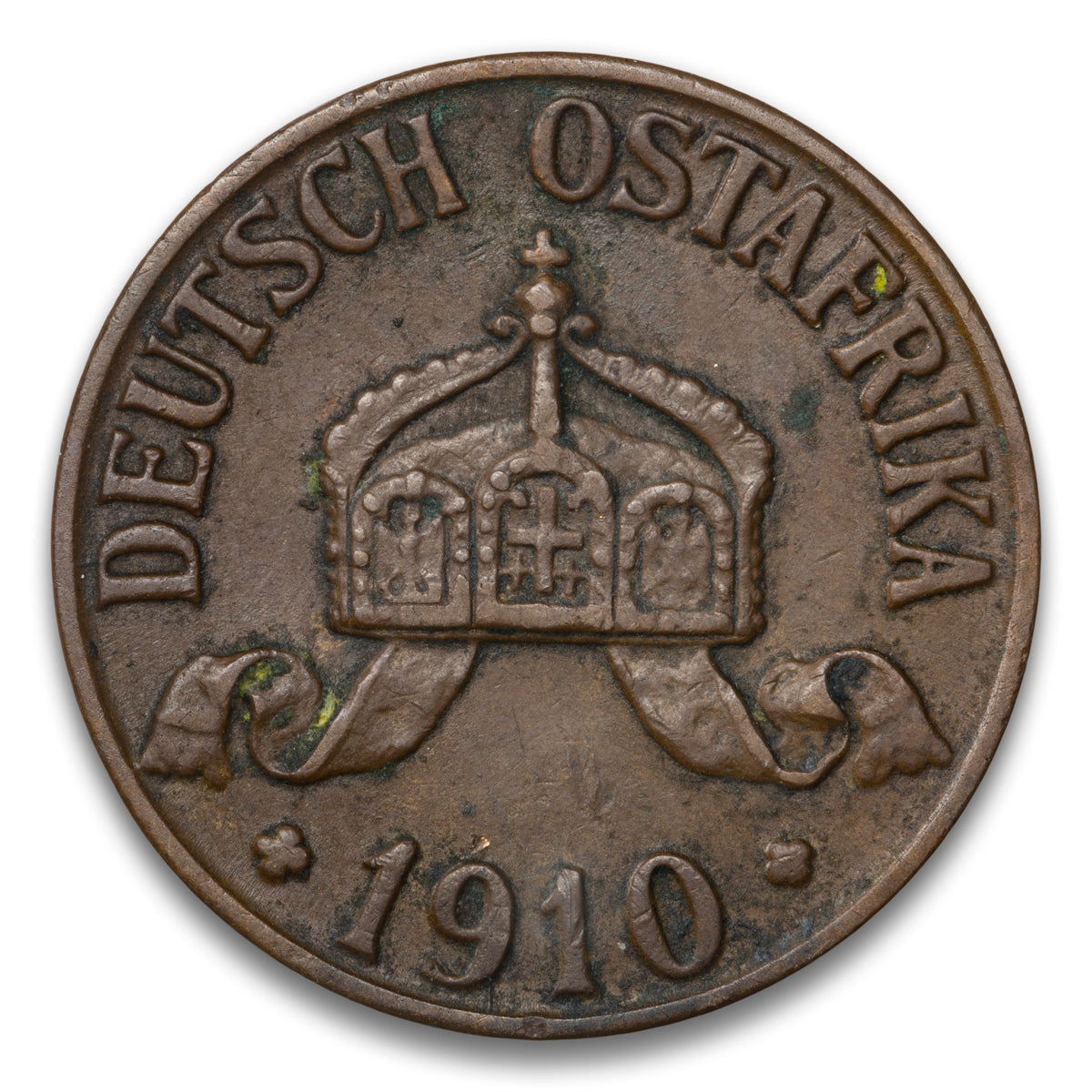 German East Africa Base 1 Heller 1910 J