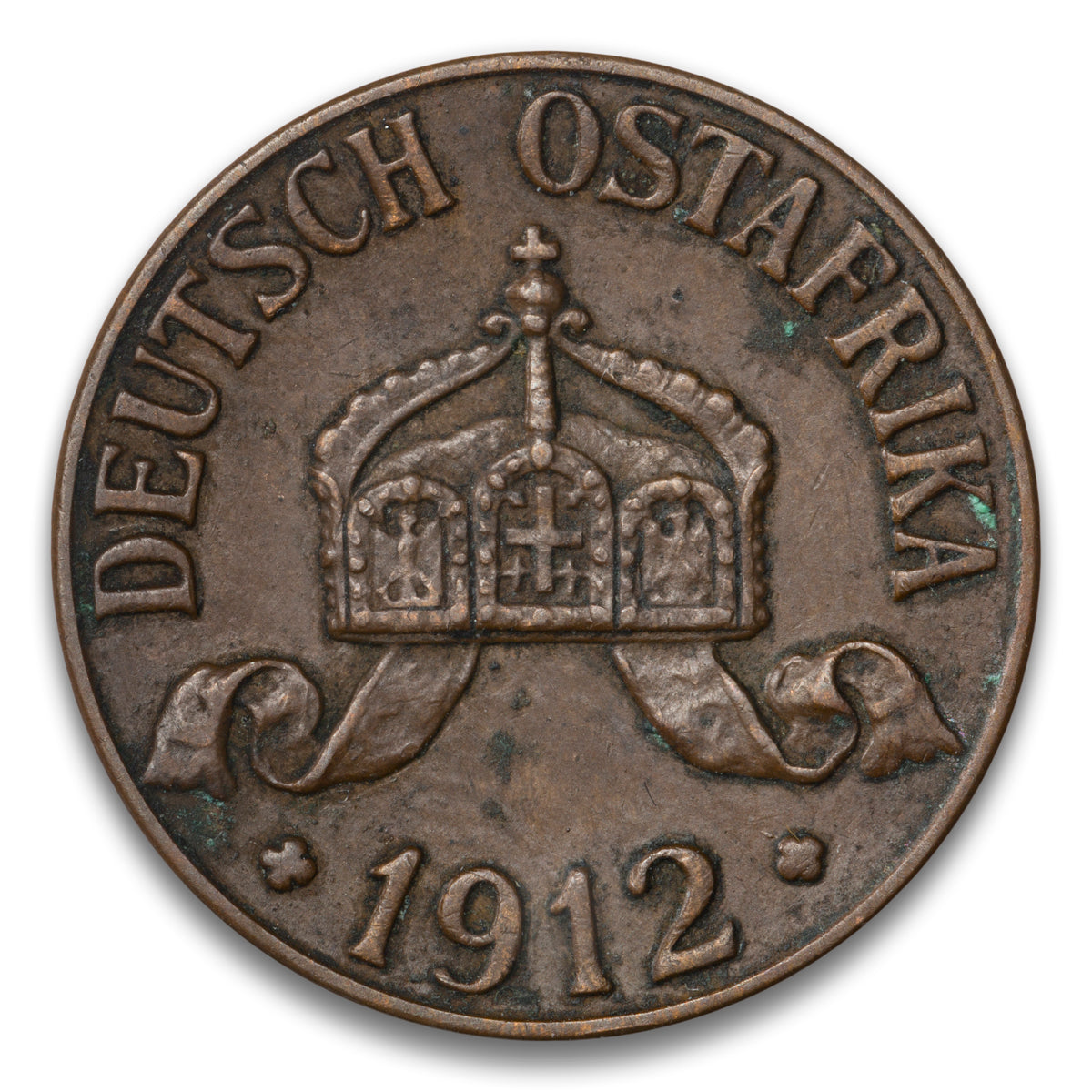 German East Africa Base 1 Heller 1912 J