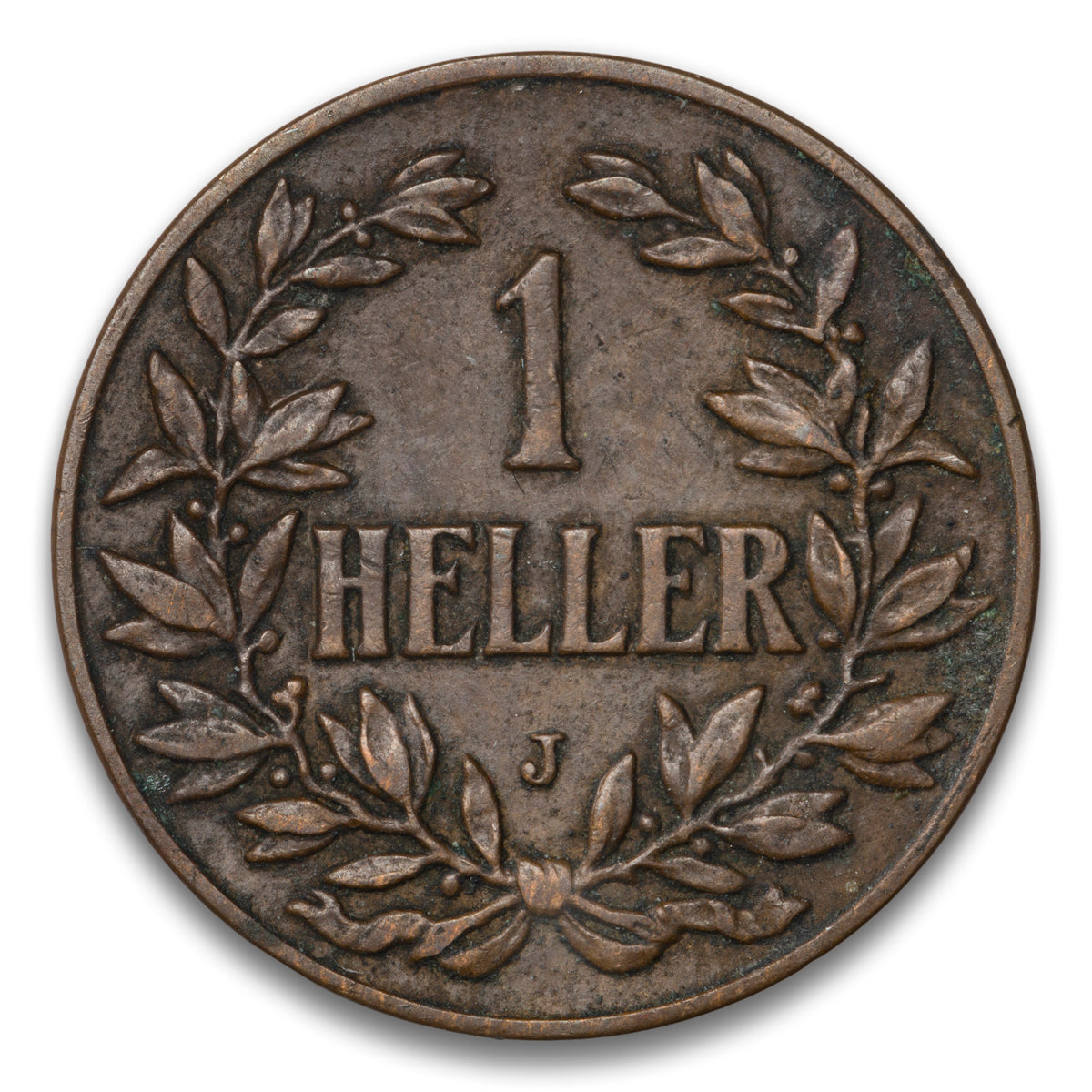 German East Africa Base 1 Heller 1912 J
