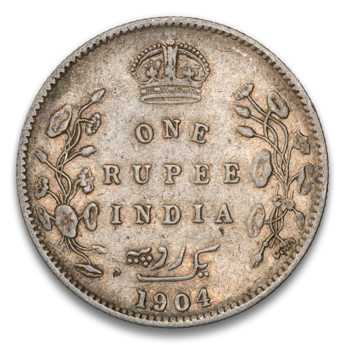 India Silver 1 Rupee 1904