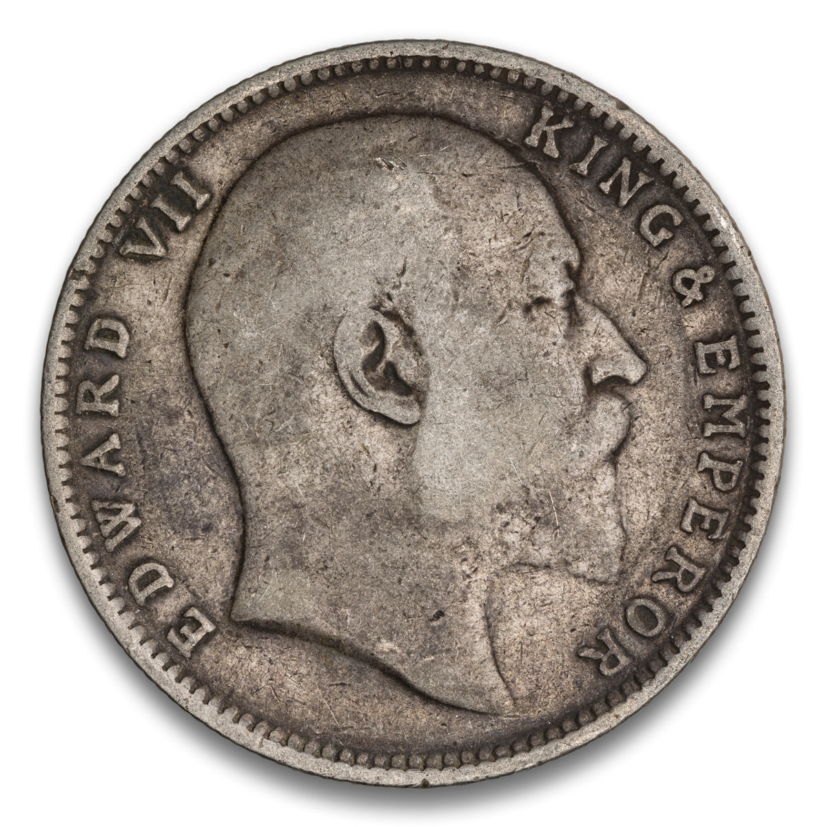 India Silver 1 Rupee 1905