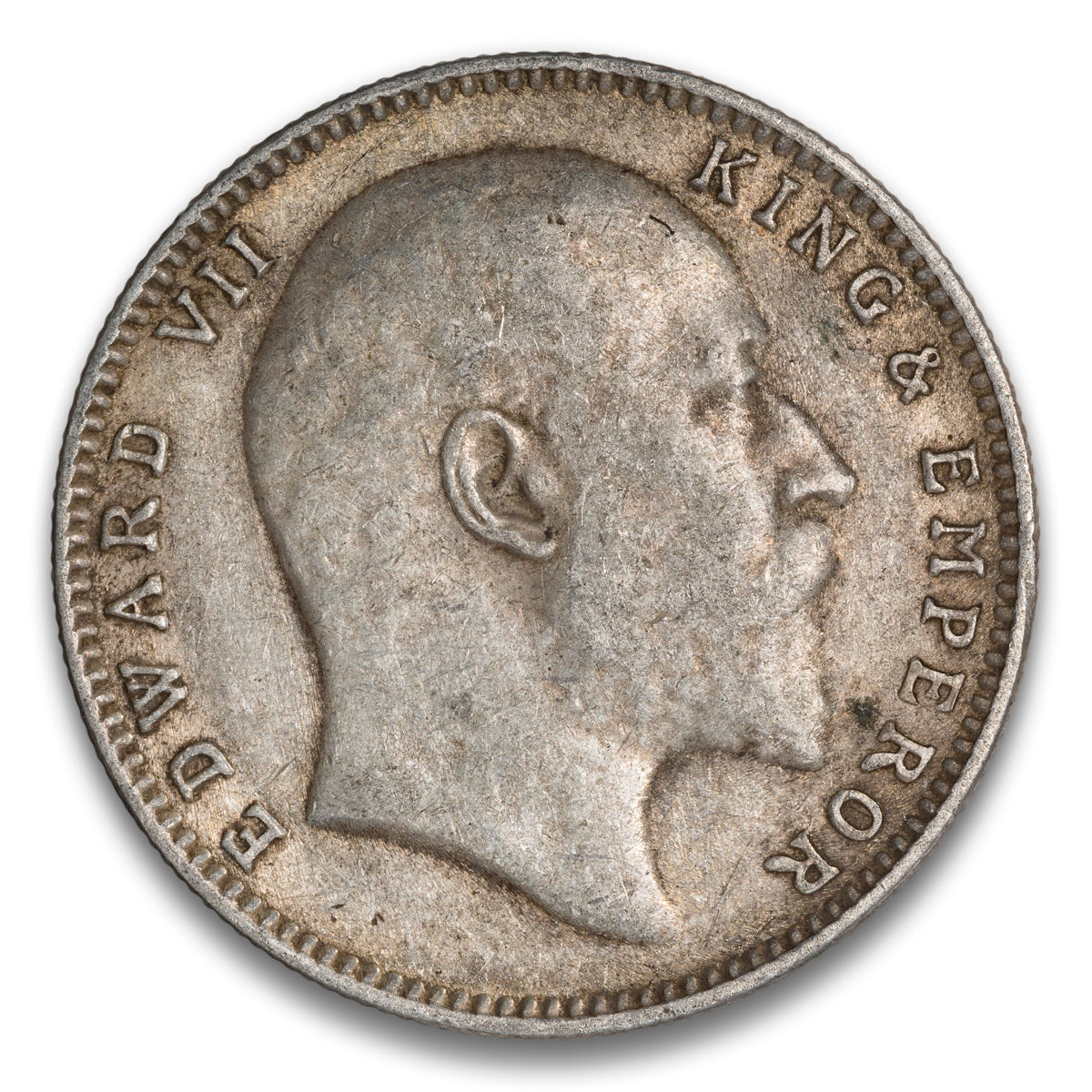 India Silver 1 Rupee 1908