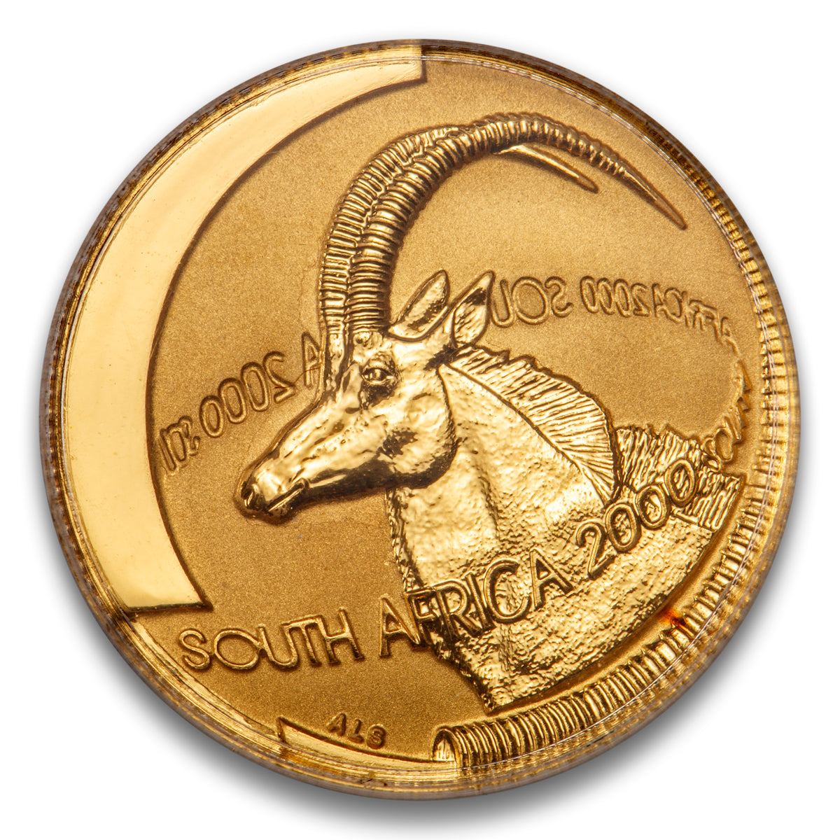 2000 1/10th oz Natura Sable: Queen of the Antelope - Pure Gold Coin