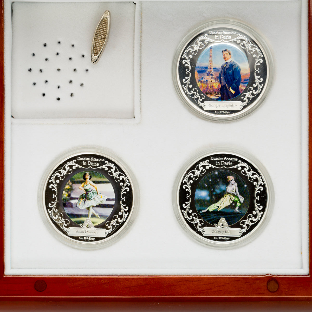 2009 $2 Russian Seasons in Paris - Pure Silver 3 Coin Set