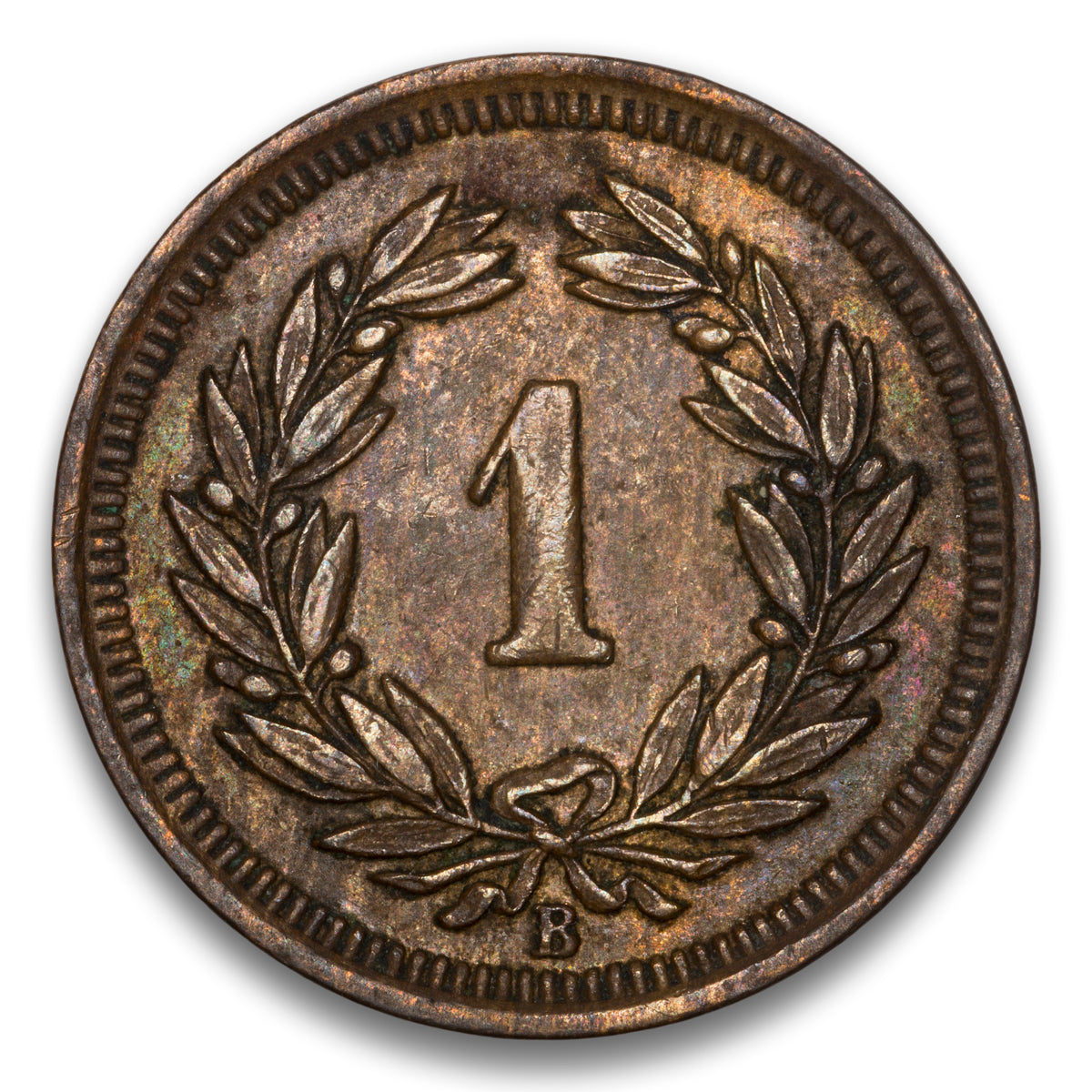 Switzerland Bronze 1 Rappen 1929 B