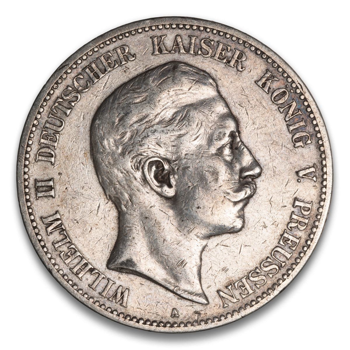 Prussia - German State Silver 5 Mark 1900 A
