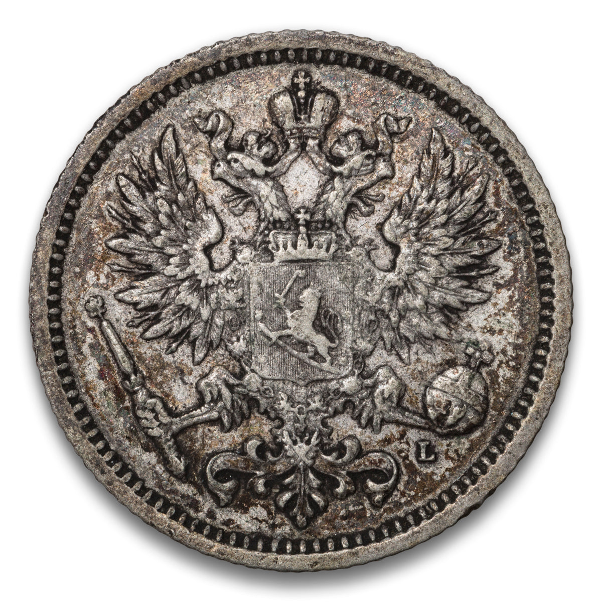 Finland Silver 50 Pennia 1891 L