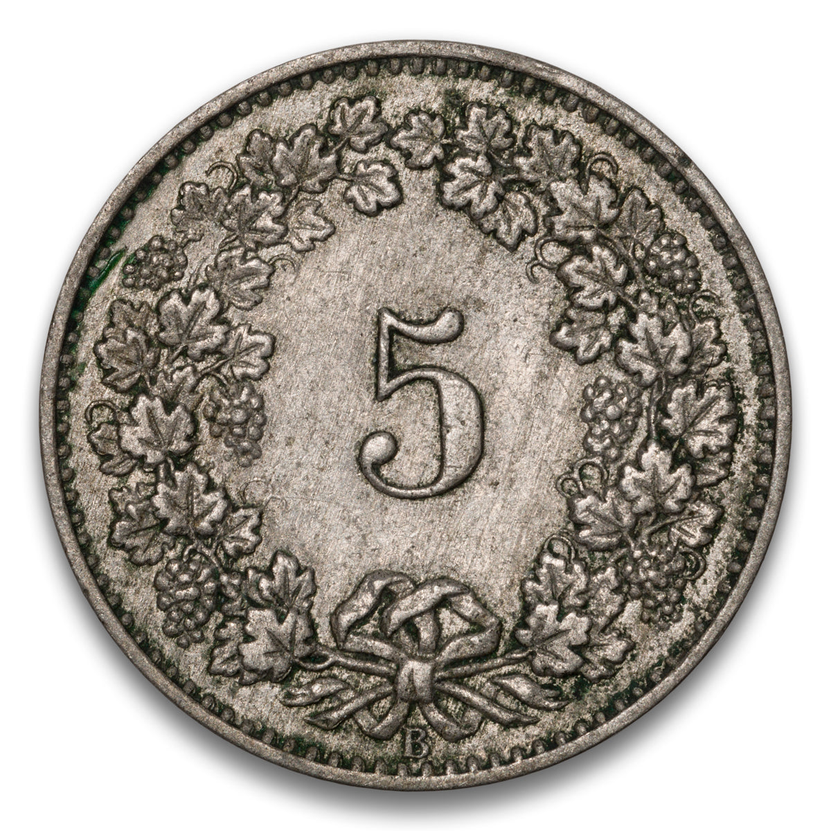 Switzerland Bronze 5 Rappen 1881 B
