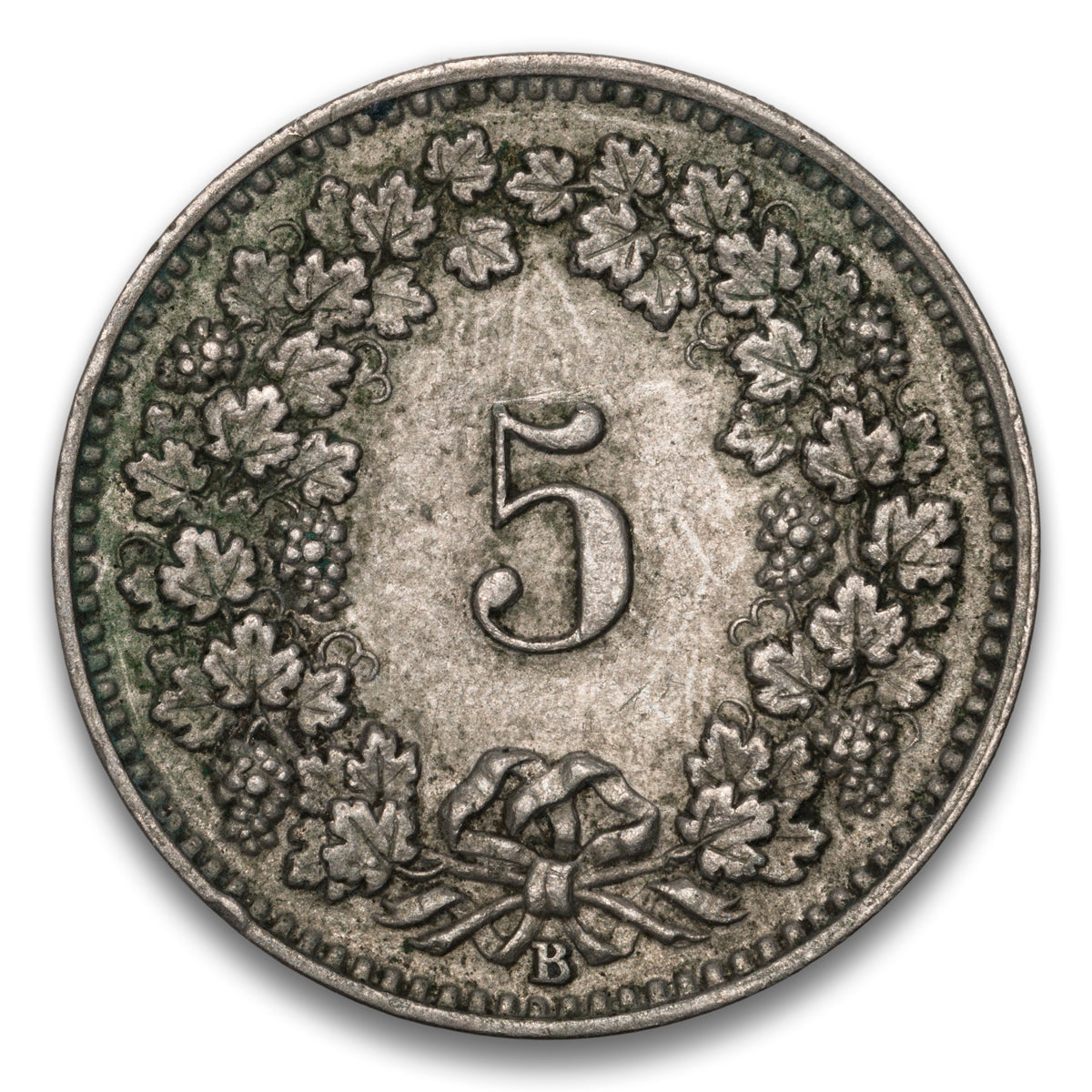 Switzerland Bronze 5 Rappen 1899 B