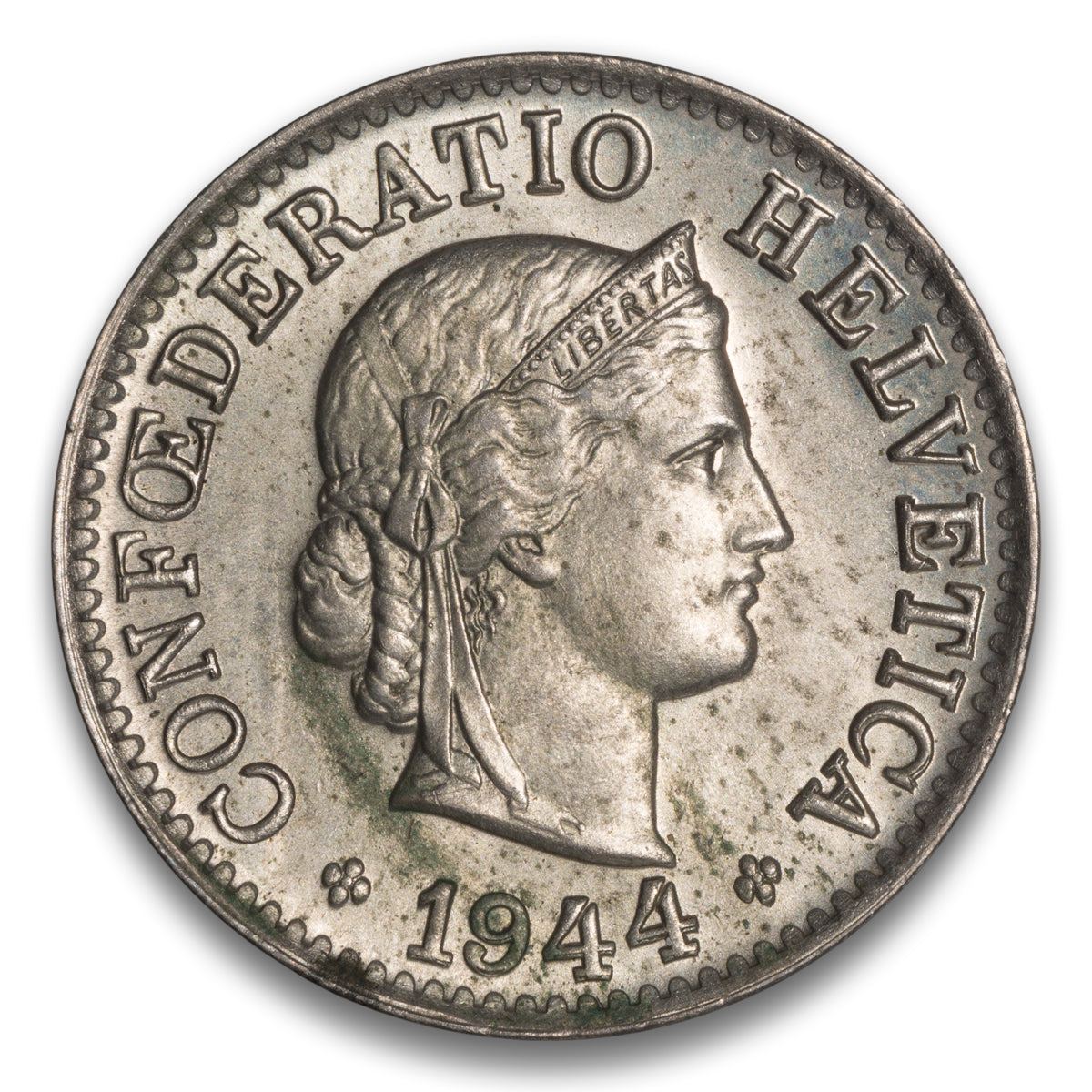 Switzerland 5 Rappen 1944 B