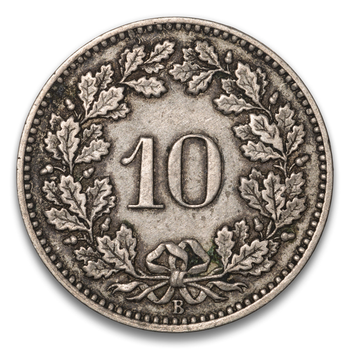 Switzerland 10 Rappen 1881 B