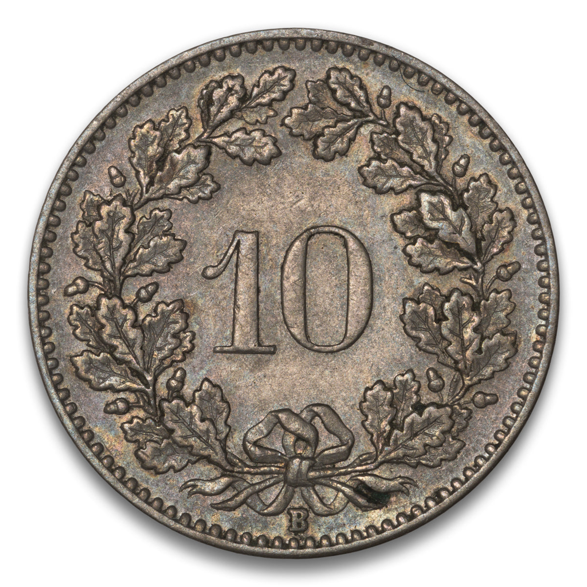 Switzerland 10 Rappen 1912 B