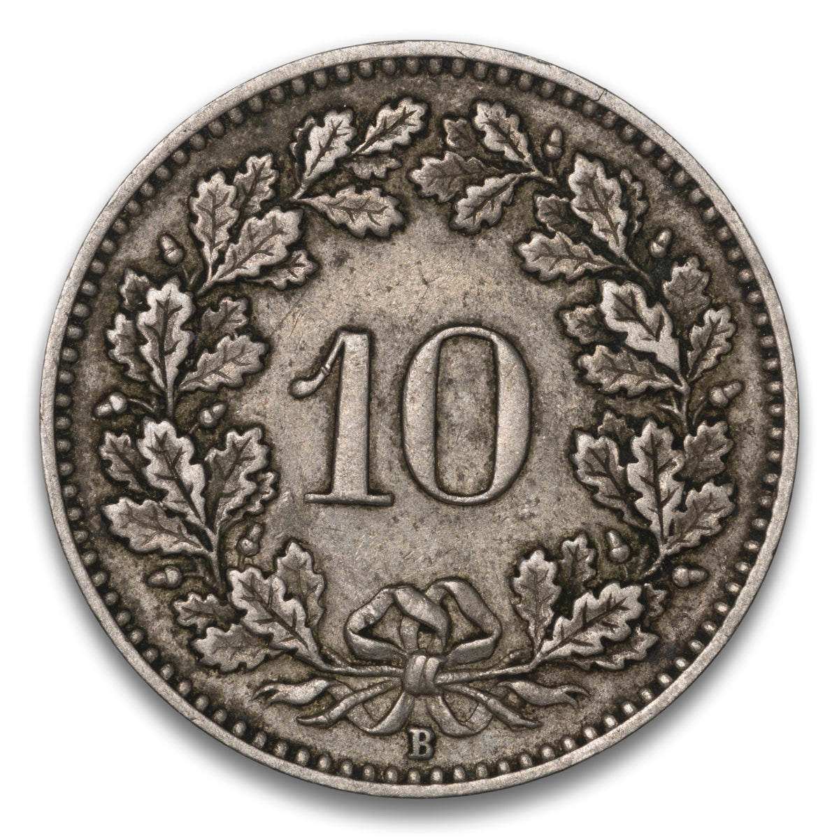 Switzerland 10 Rappen 1919 B