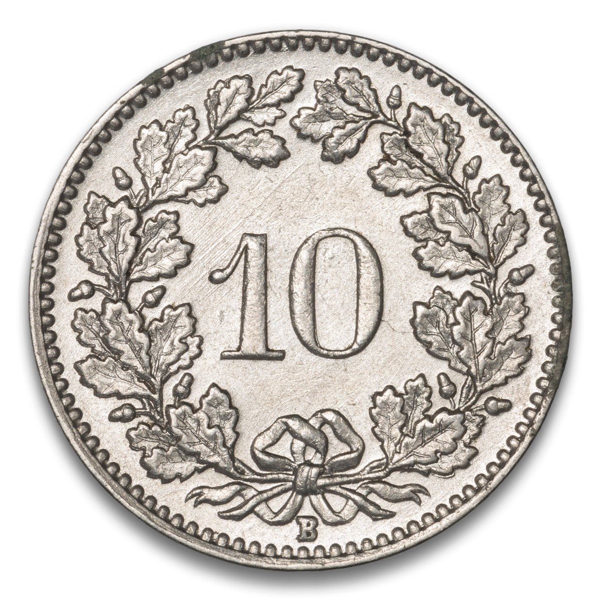 Switzerland 10 Rappen 1937 B