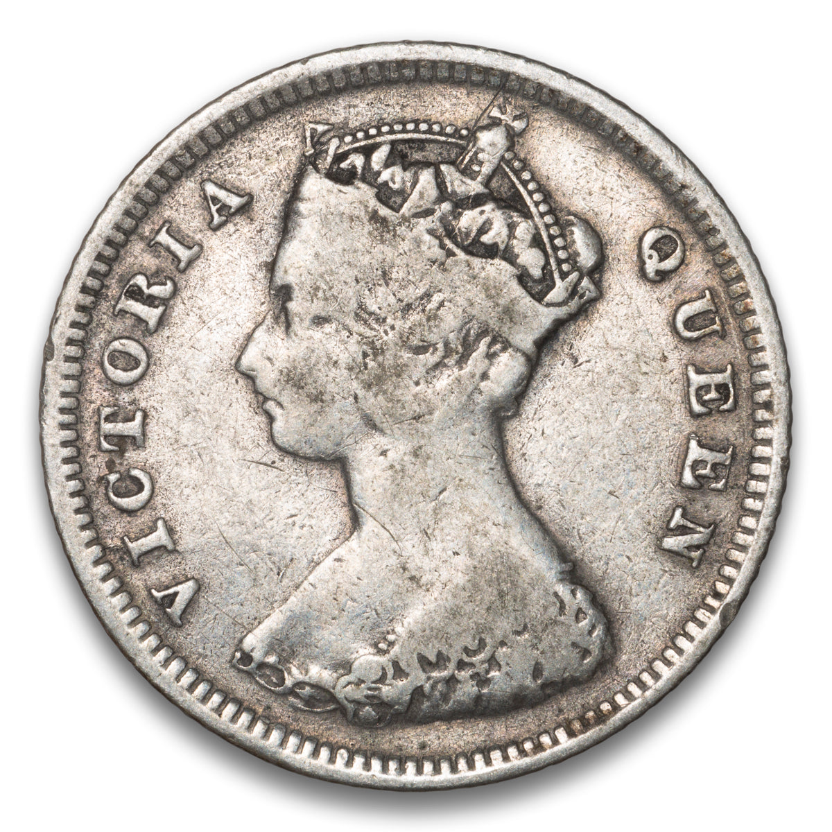 Hong Kong 10 Cents 1893