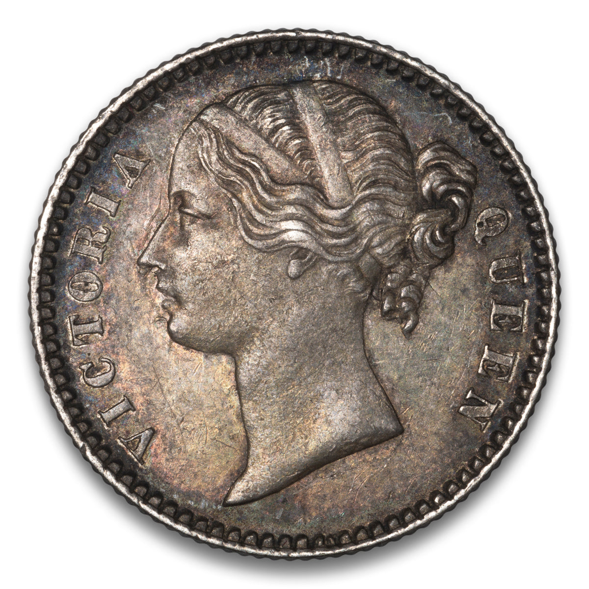 East India Compamy 1/4 Rupee 1840 Crosslet 4