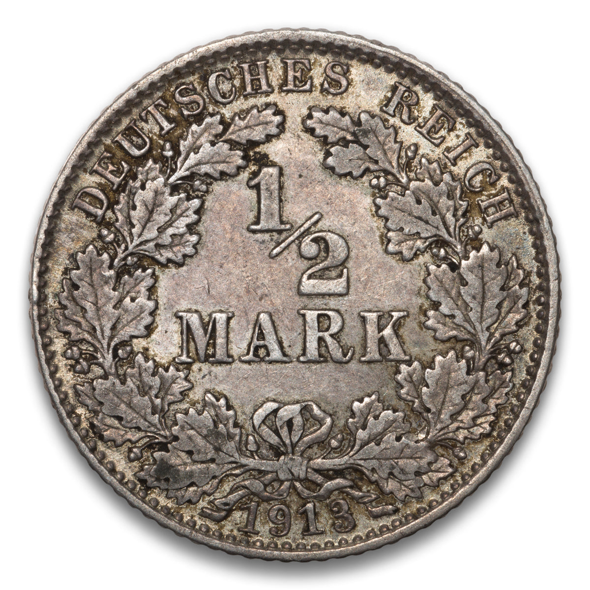 Germany 1/2 Mark 1913 D