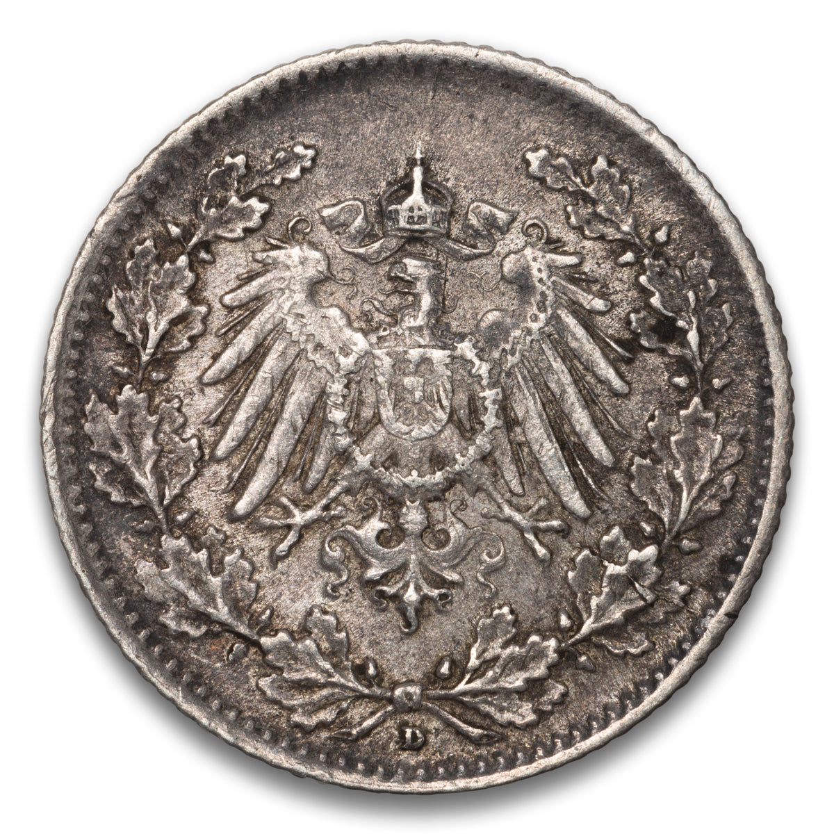 Germany 1/2 Mark 1917 D