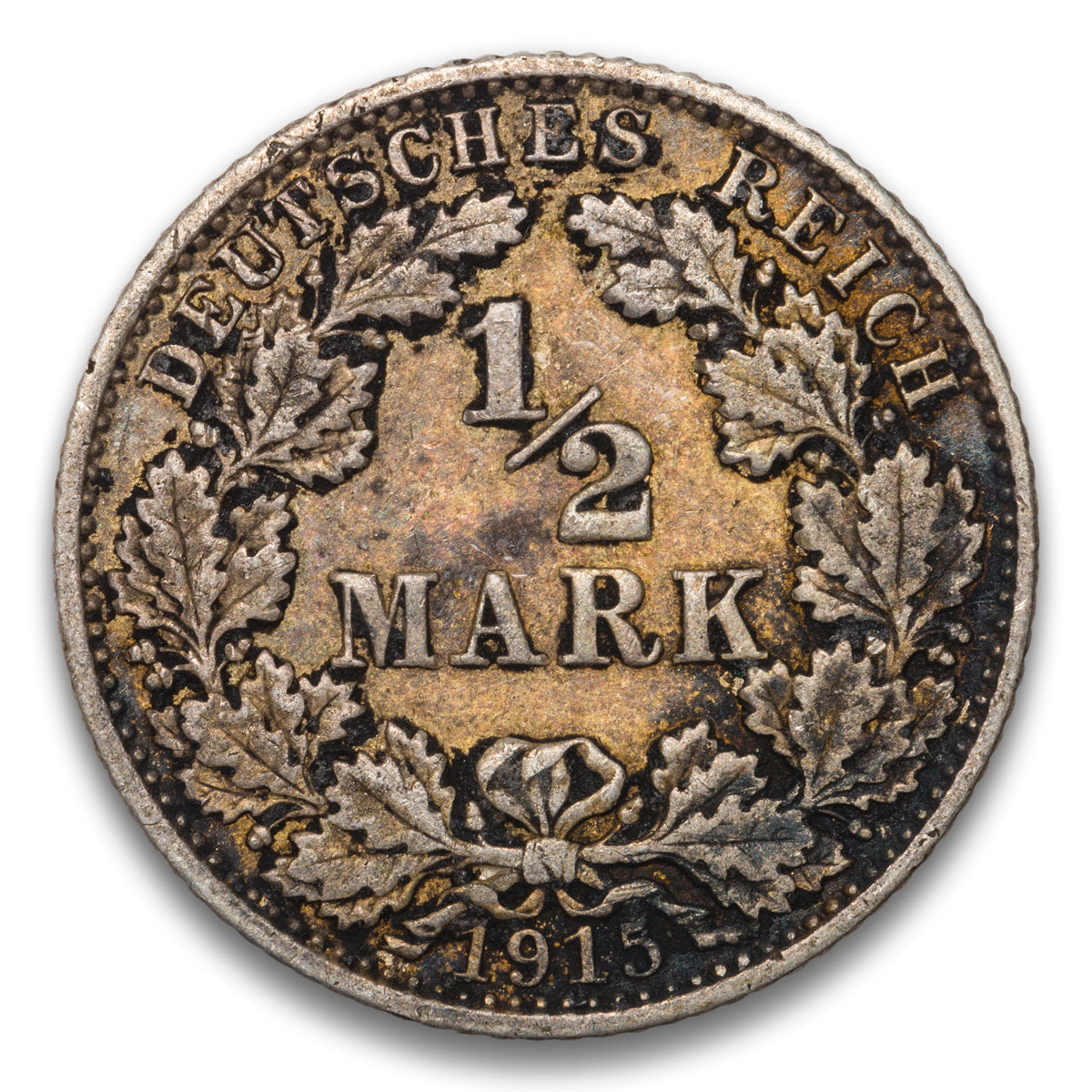 Germany 1/2 Mark 1915 J