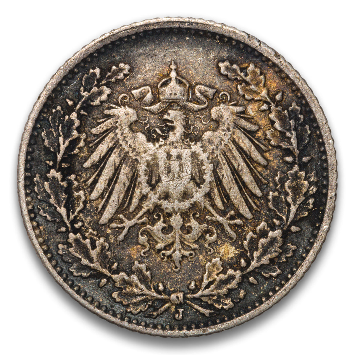 Germany 1/2 Mark 1915 J