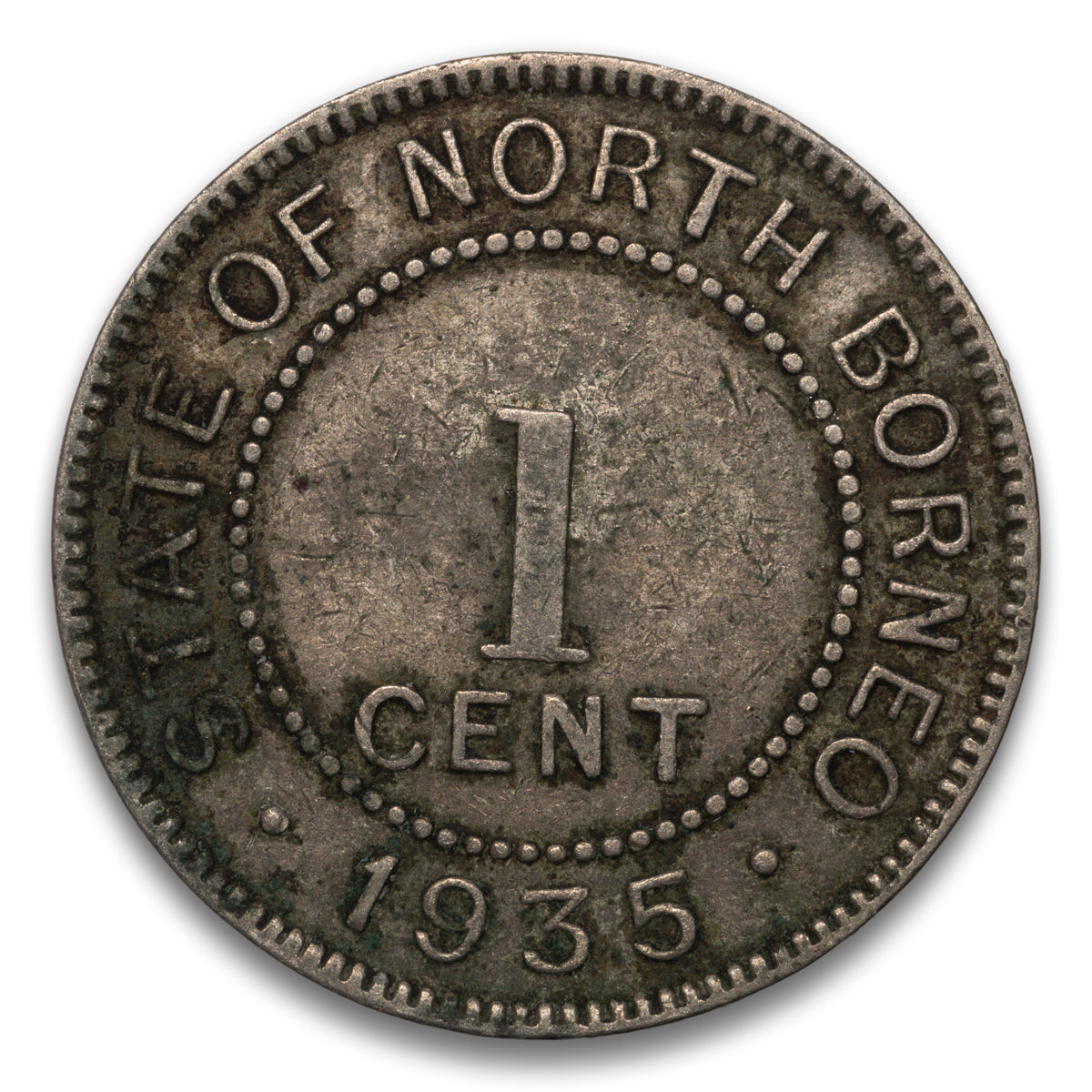 British North Borneo 1 Cent 1935 H