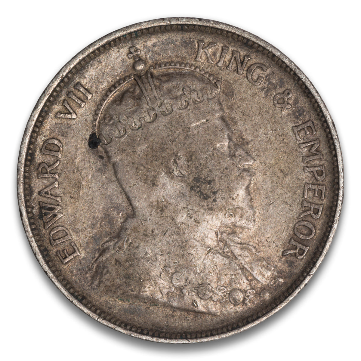 Straits Settlements 50 Cents 1907 H