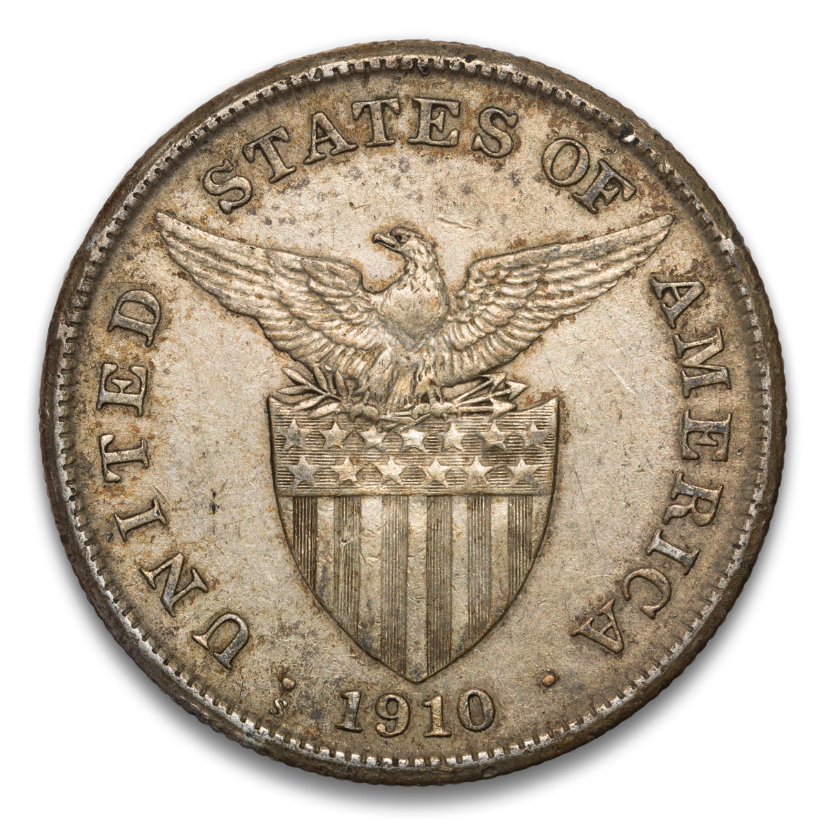 Philippines 1 Peso 1910 S