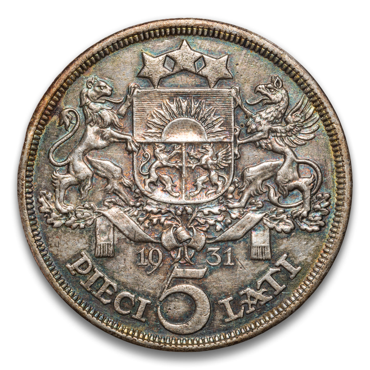 Latvia 5 Lati 1931