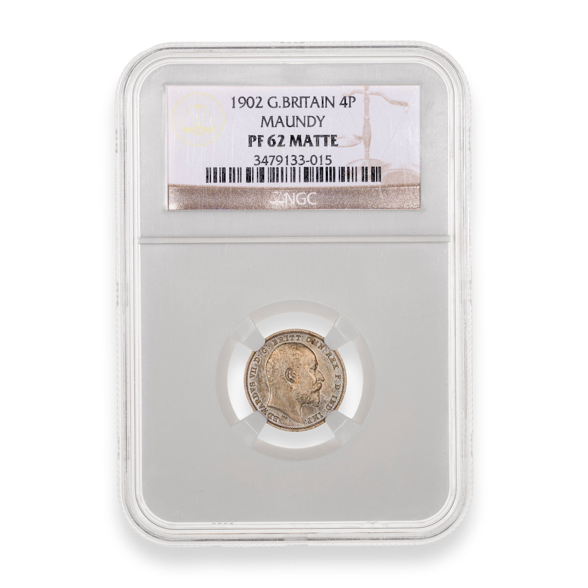 Great Britain 1902 Maundy Set NGC PR-63 Matte