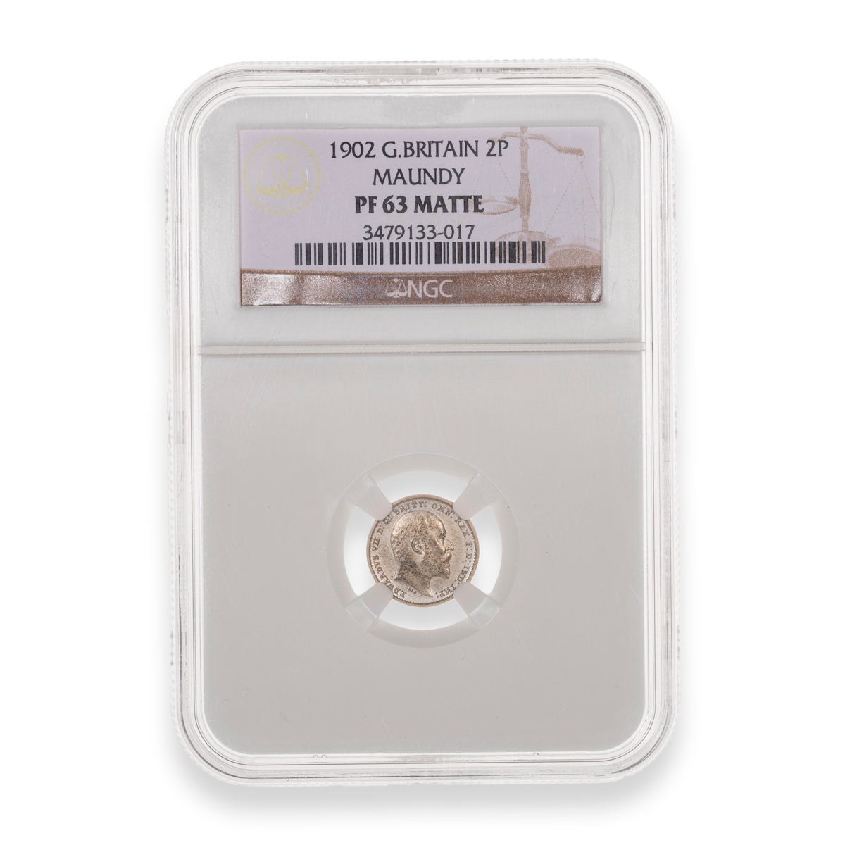 Great Britain 1902 Maundy Set NGC PR-63 Matte